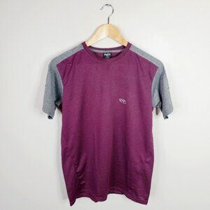 Rawlings Baseball Lightweight Sports Athletic Purple Tee S